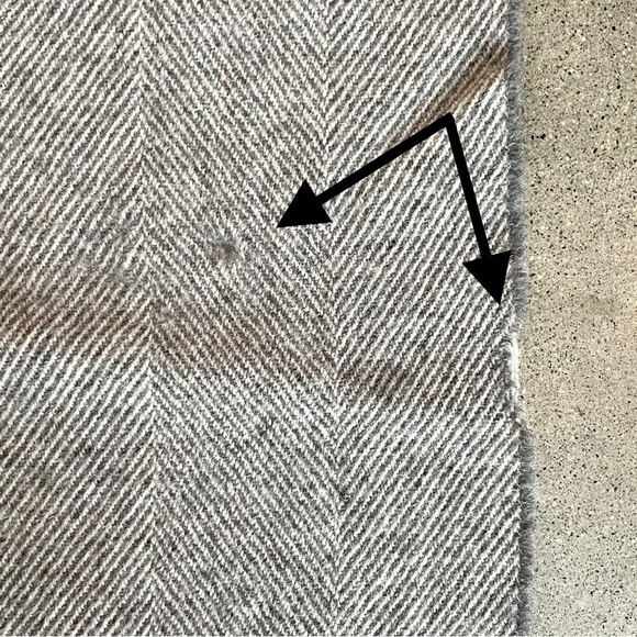 OFS Merino Lambswool Throw - Grey - Picture 5 of 7